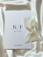 Islamisches Ehezertifikat im Heftformat – Design „Safir“ in Weiß