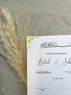 Islamische Eheurkunde – Design “Rauha” in weiß