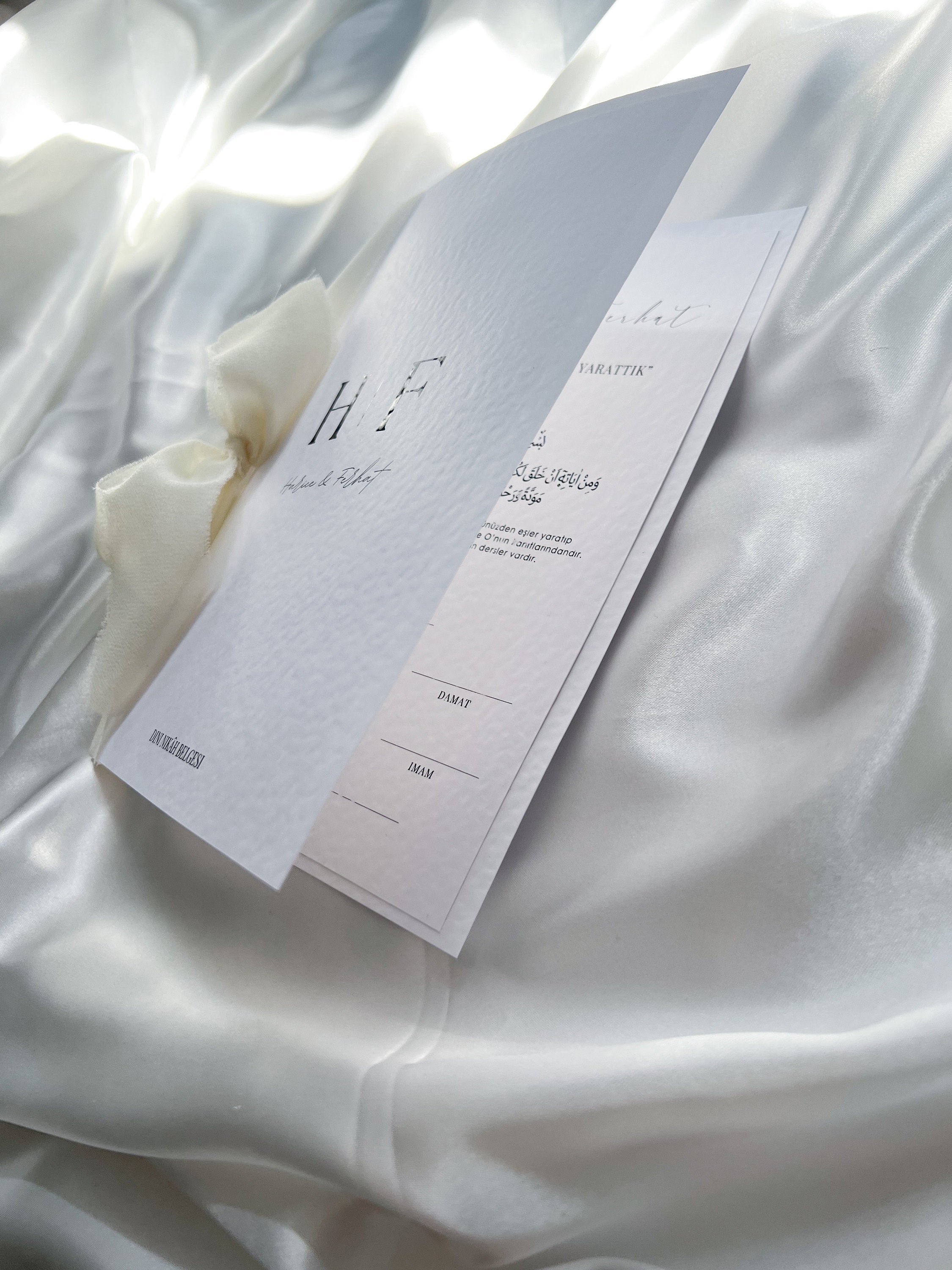 Islamisches Ehezertifikat im Heftformat - Design “Lunara”