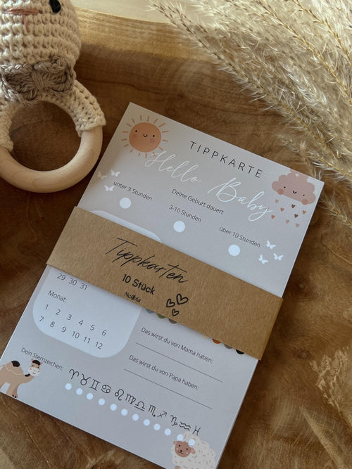 Baby Tippkarten