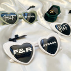 Personalisierte Herz-Sonnenbrillen