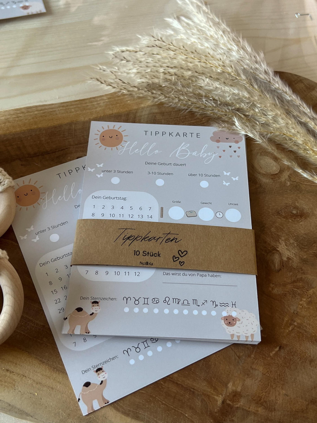 Baby Tippkarten