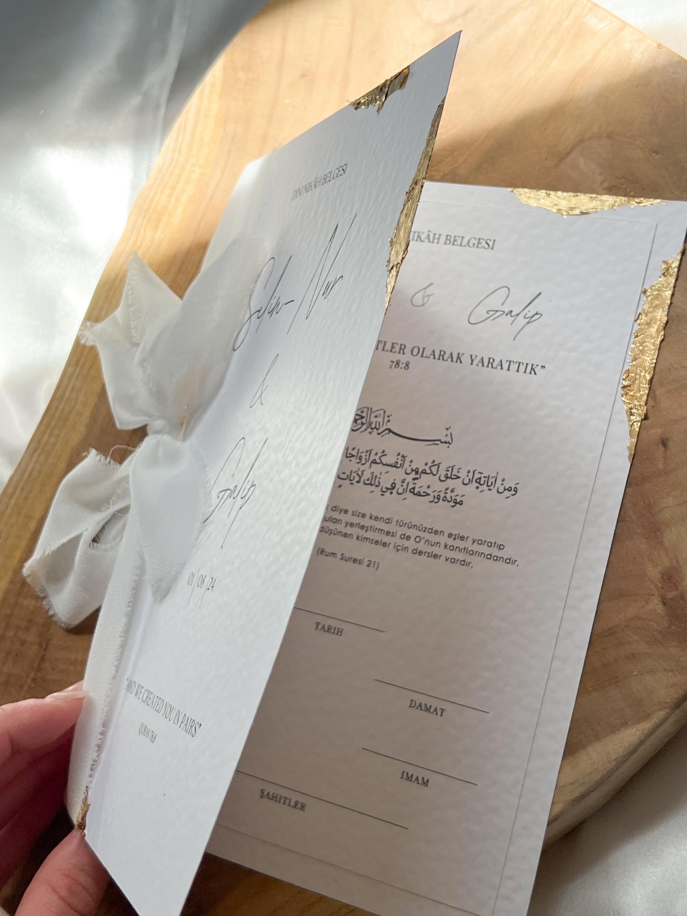 Design “Zehra” – mit sanften Details, feminin & anmutig in weiß